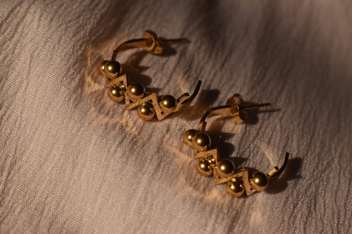 Round Gold Hoop Earrings