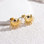 Devil's Eye Stud Earrings