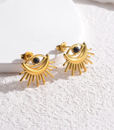 Devil's Eye Stud Earrings