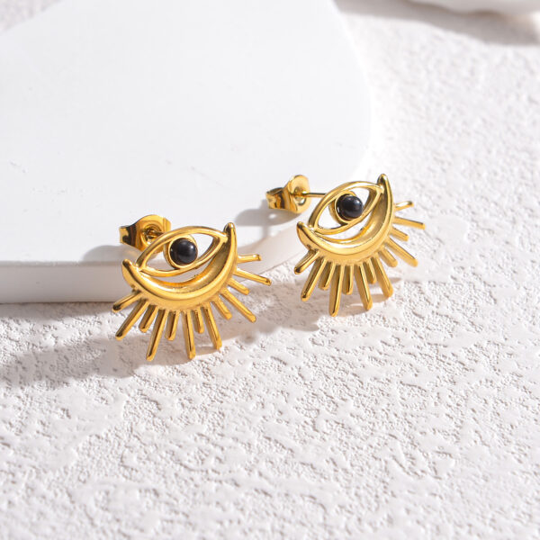 Devil's Eye Stud Earrings