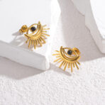 Devil's Eye Stud Earrings