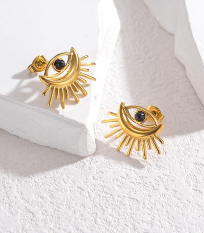 Devil's Eye Stud Earrings