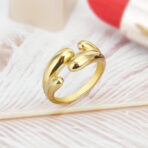 Bold Gold Statement Ring for Women