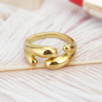Bold Gold Statement Ring for Women