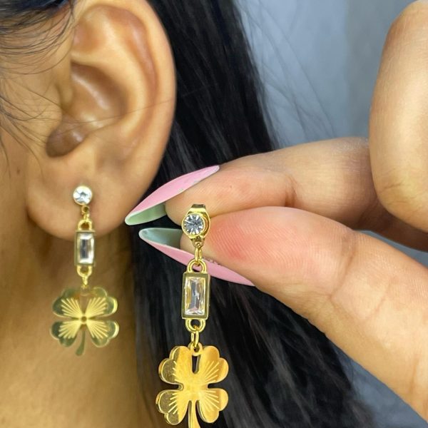 Dainty Clover Dangles