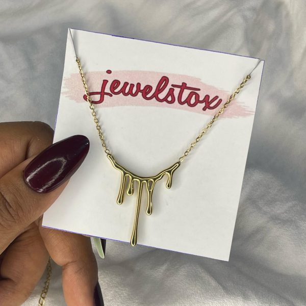 Liquid Gold Melt Pendant