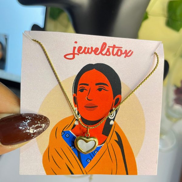 Gold Heart Pendant Necklace
