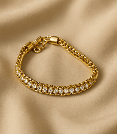 Crystal Chain Bracelet For Girls