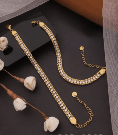 Crystal Chain Bracelet For Girls