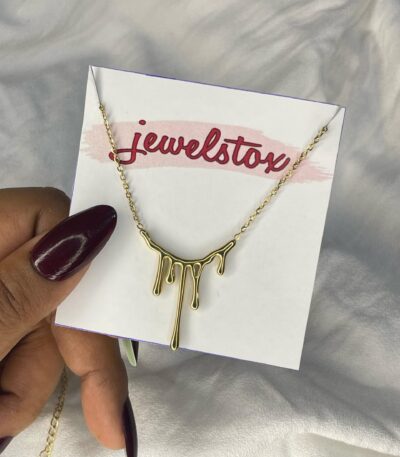 Liquid Gold Melt Pendant