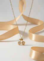 Heart Cherry Blush Necklace