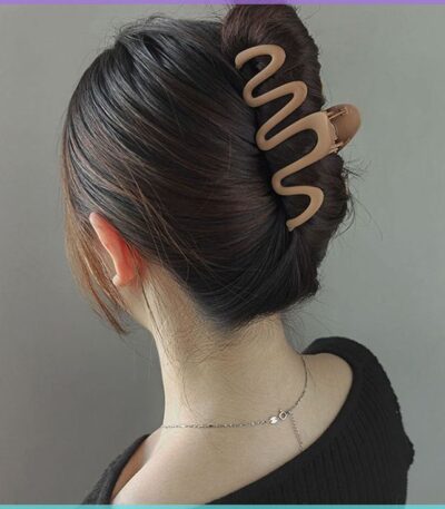 Korean Snake Design Hair Clip Super Matte Hair Claw Clutcher Clips