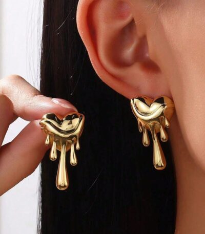 Melting heart Earrings