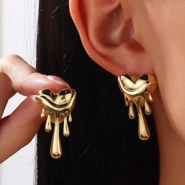 Melting heart Earrings