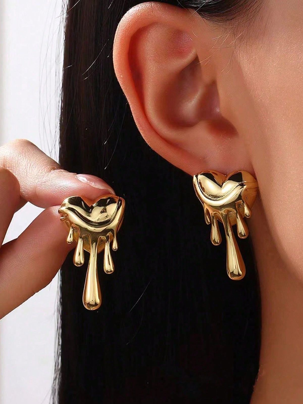 Jewelstox Melting heart Earrings