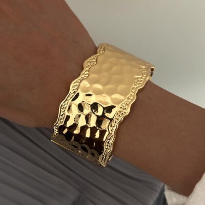 Molten Hammered Cuff