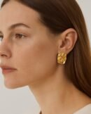 Crushed Gold Earrings