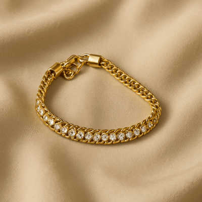 Crystal Chain Bracelet for Girls