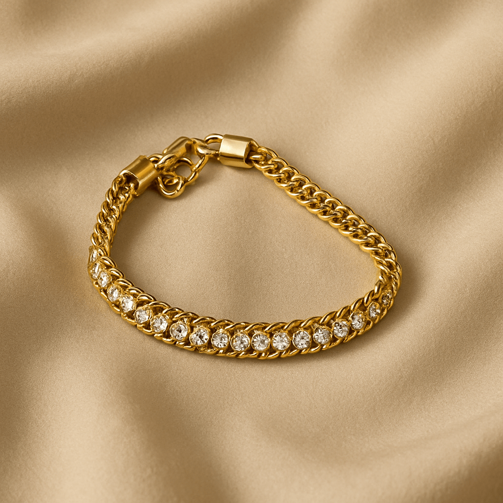 Crystal Chain Bracelet for Girls