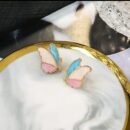 Pastel Butterfly Studs